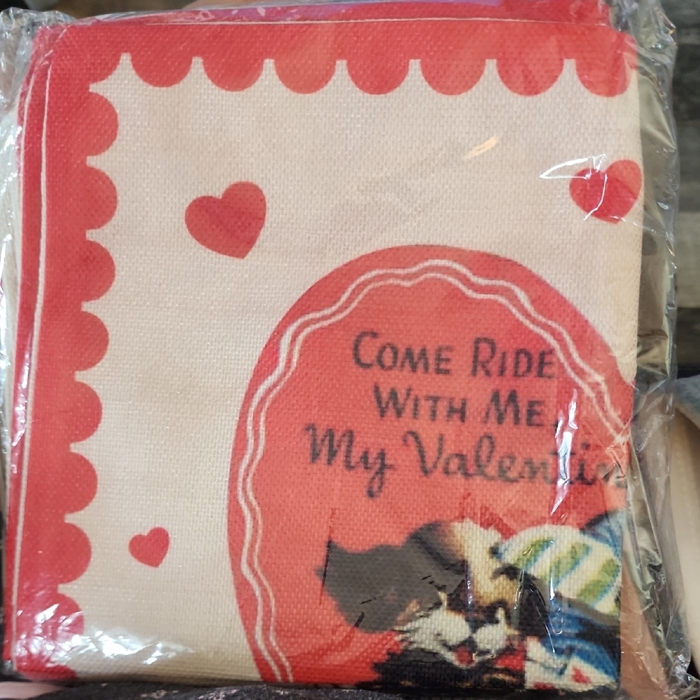 Valentine's Day Heart Pillow Cover 18x18-4pack